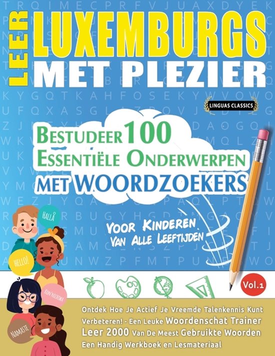 Leer Luxemburgs Met Plezier - Voor Kinderen - cover