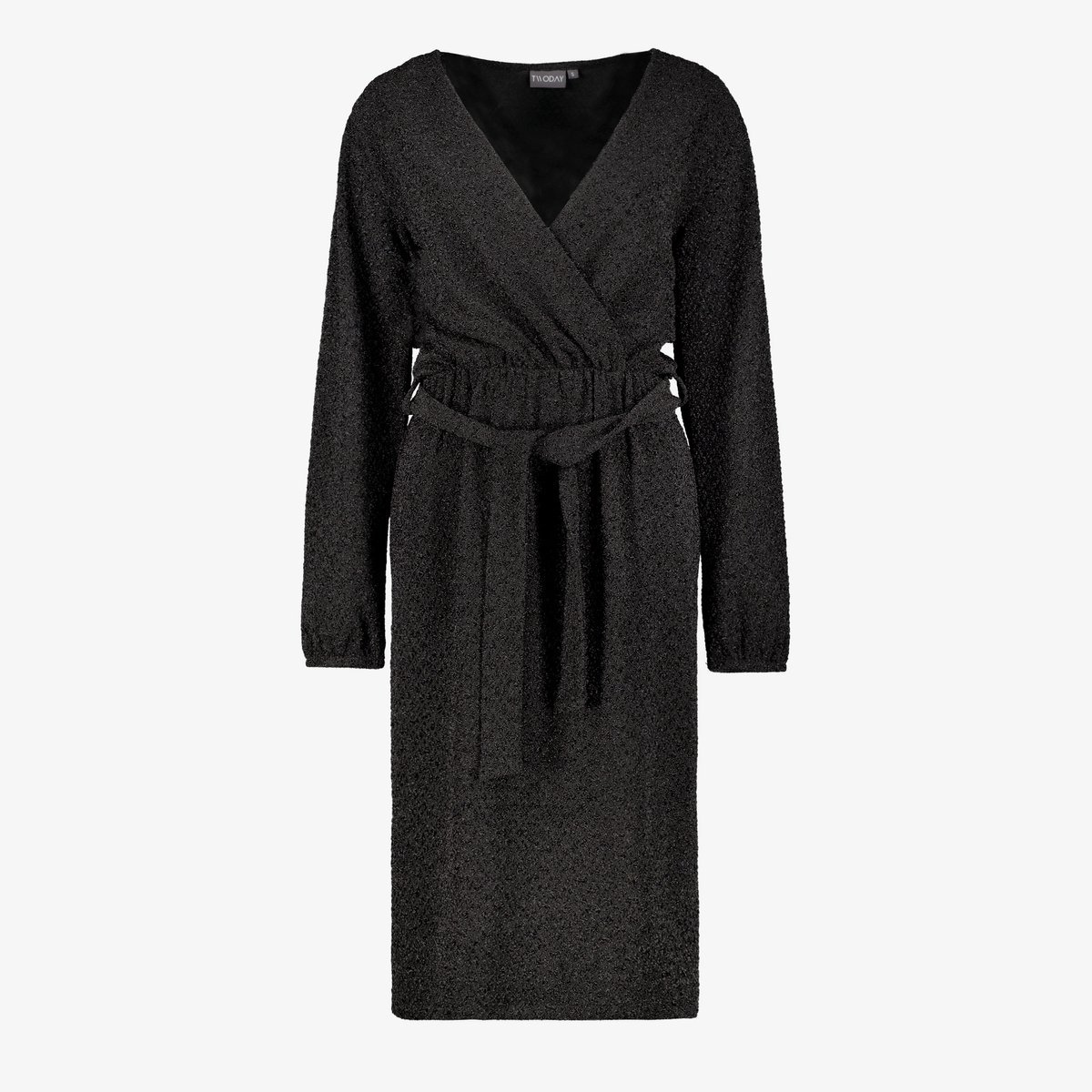 TwoDay dames jurk met glitters zwart - Maat S
