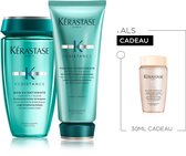 Kérastase Resistance Extensioniste Duo + Cadeau - Shampooing 250 ml & Après-shampoing 200 ml + Leave-In 50 ml en cadeau - Pour des Cheveux plus forts et plus longs - Stimule la pousse des cheveux