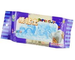 DIY PAPER CLAY - Modelleerklei 330Gr - natuurlijke lucht drogende klei voor kunst- en knutselprojecten / Wit