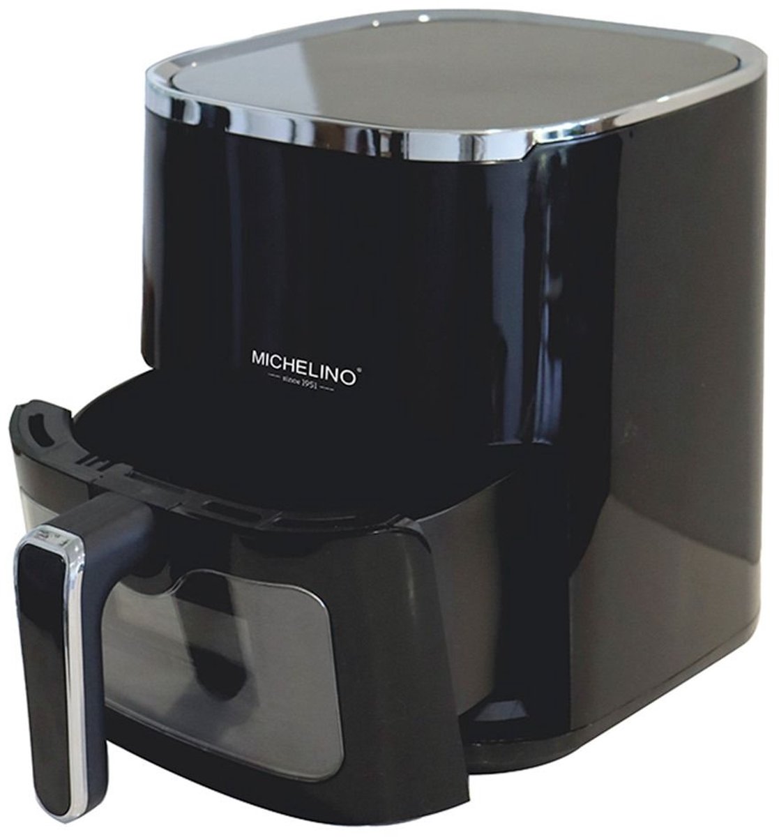 Michelino Heteluchtoven Airfryer met Dubbele Lade 5L - Zwart - Product - €39,99