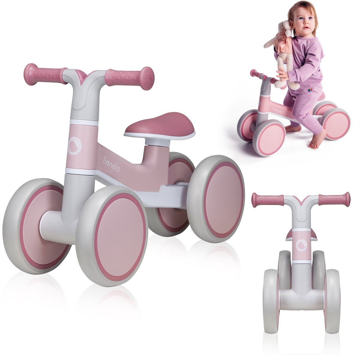 Lionelo Villy - Loopfiets - Lichtgewicht - 1-3 jaar - Jongens en Meisjes - tot 30kg