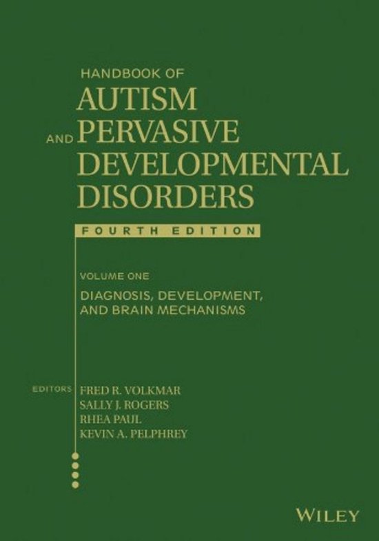 Handbook of Autism and Pervasive Developmental Disorders, Vo ... - cover