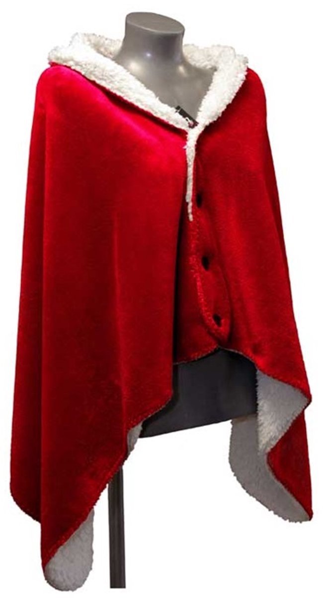 Unique Living | Coby omslagplaid 75x150cm rood