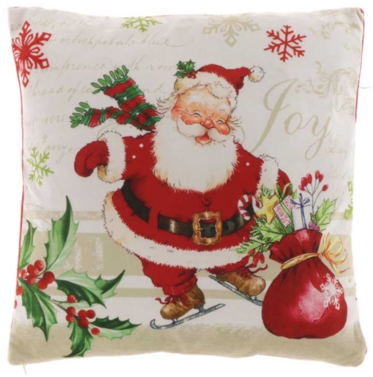 Unique Living | Kussen Jilly 45x45cm santa | Kussen woonkamer of slaapkamer