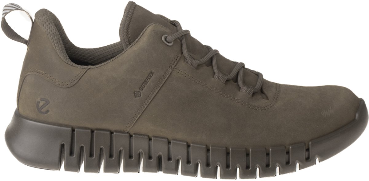 Ecco Gruuv heren sneaker - Kaki - Maat 40
