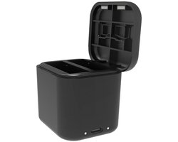 Geschikt voor 2-poorts Type-C batterijlader met 2x TF-kaartsleuf Geschikt voor Insta360 Ace/Ace Pro
