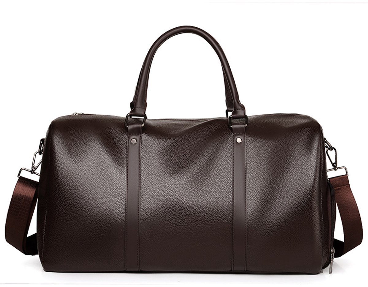 Travel bag natte en sport yoga onafhankelijke schoenen grote silo's, bruin