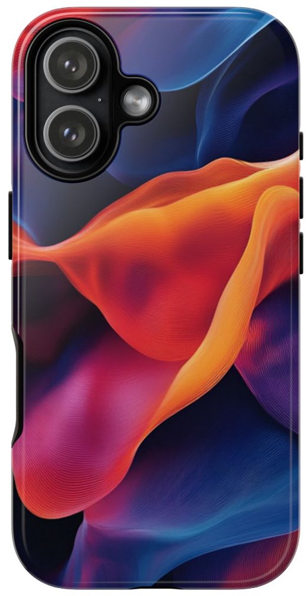 Levendige Abstracte Golven – Telefoonhoesje Geschikt voor iPhone 17