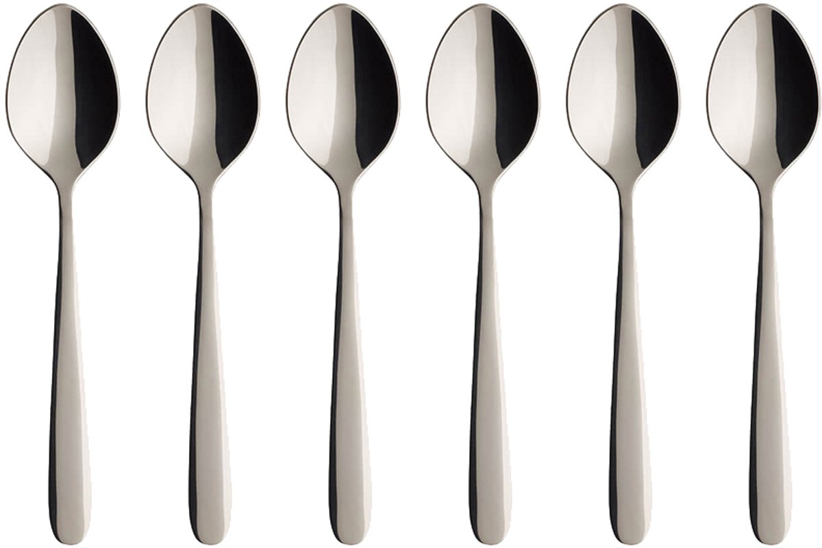 VILLEROY & BOCH - Daily Line - Koffielepel set van 6 14cm