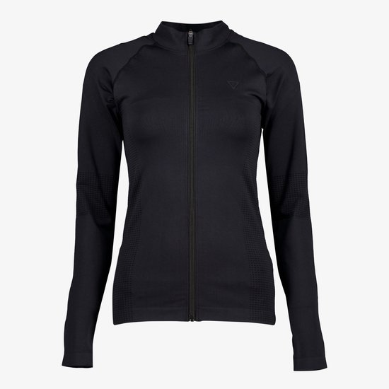 Veste d'entraînement femme Osaga sans couture noir - Taille S