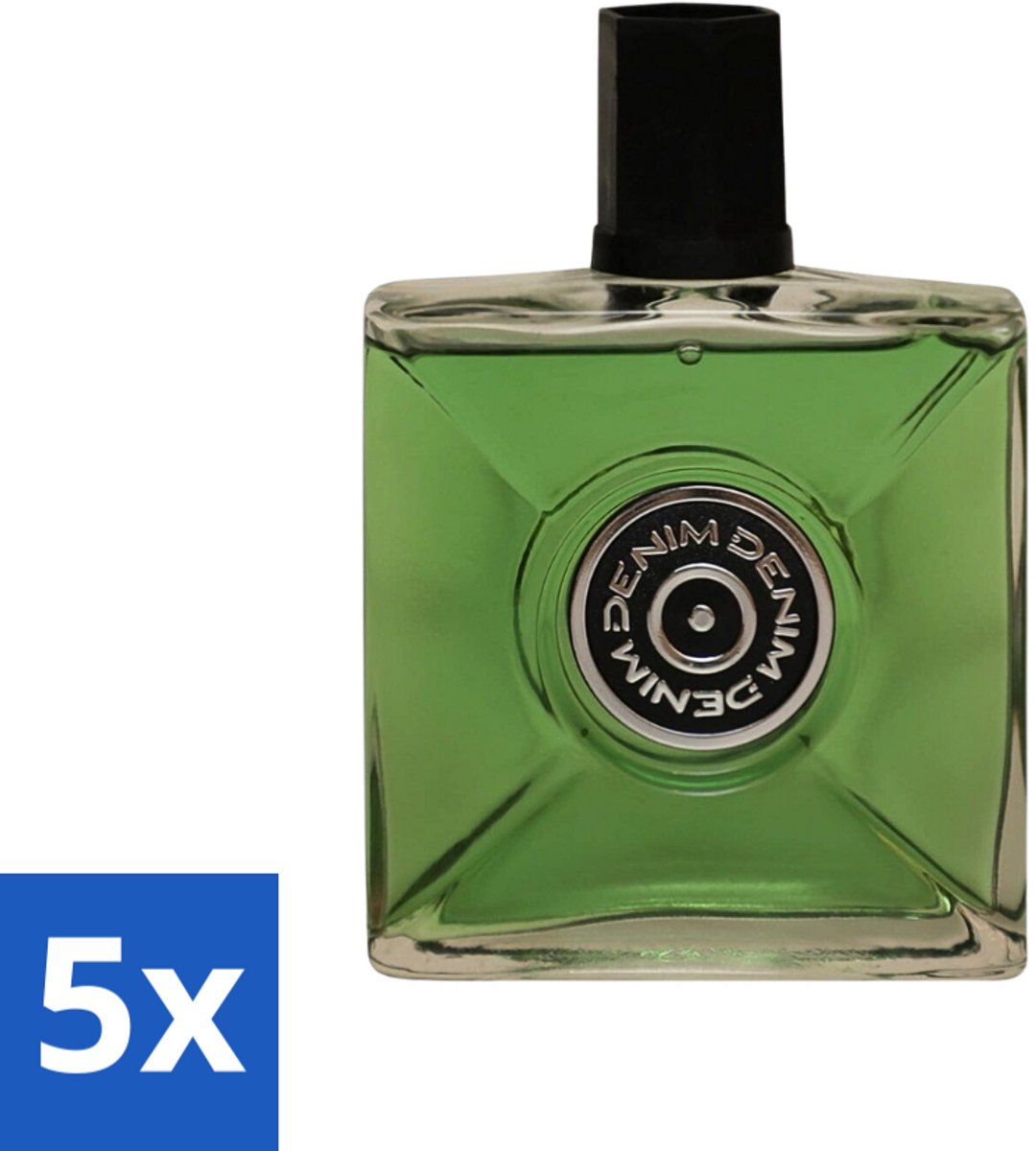 5 x Denim - Aftershave - Musk - for Men - 100 ml - Aftershave Lotion - Aftershave For Men - Musk Aftershave - Men Aftershave - Aftershave For Sensitive Skin