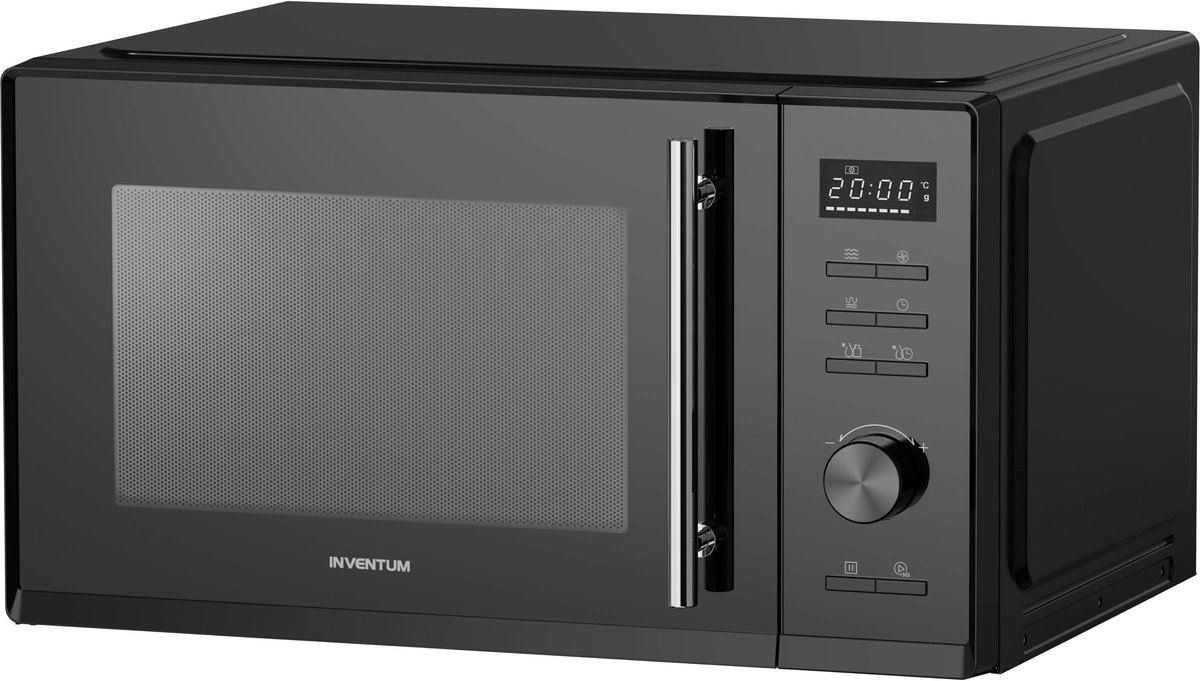 Inventum MN267CB Combimagnetron - 26L - 900W - Hetelucht- en grillfunctie - 10 kookprogramma's - 4 combistanden - Ontdooifunctie - Kinderslot - Zwart — afbeelding 3