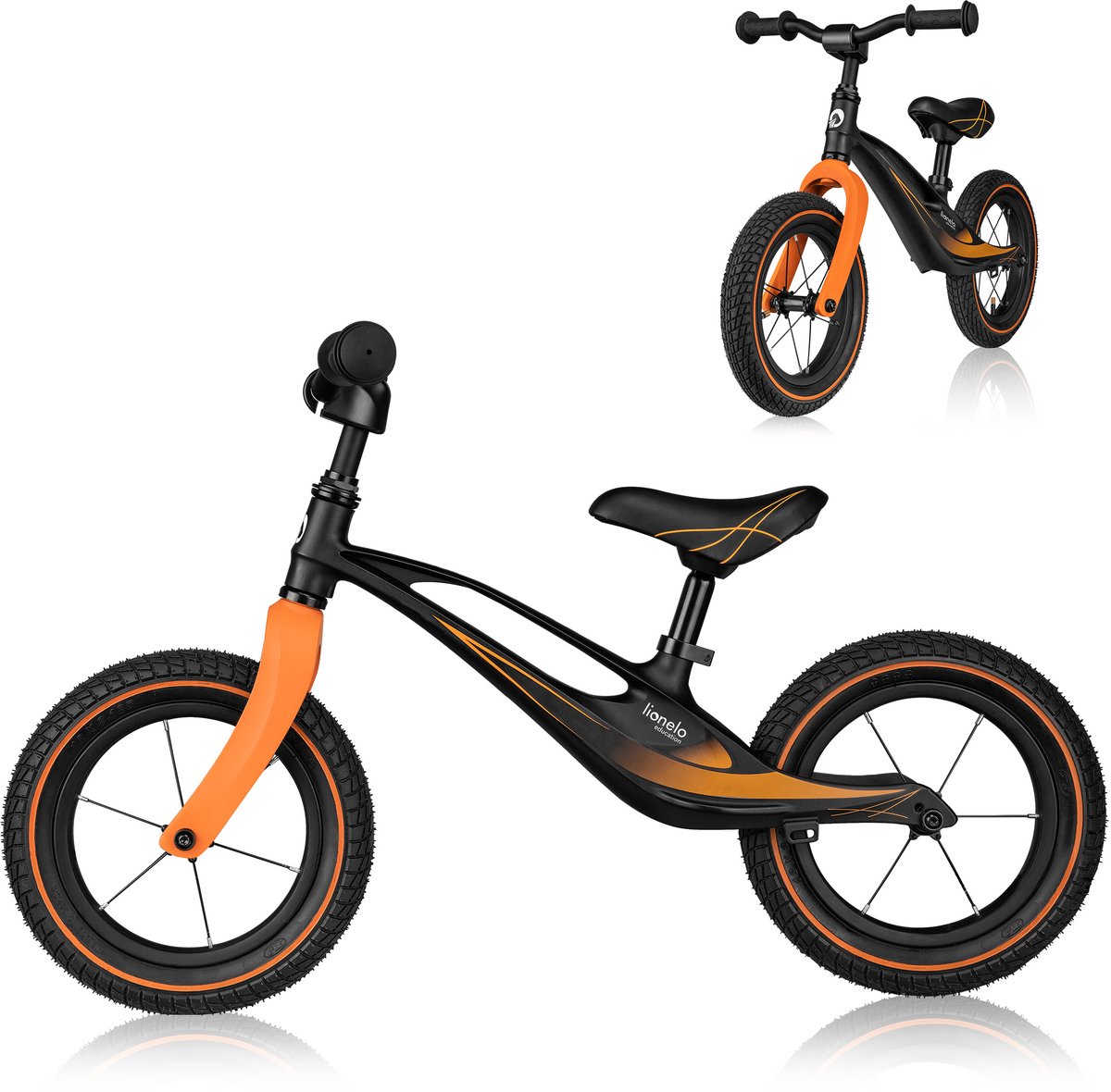Lionelo Bart Air - Loopfiets Premium - EVA - magnesium frame -  tot 30kg