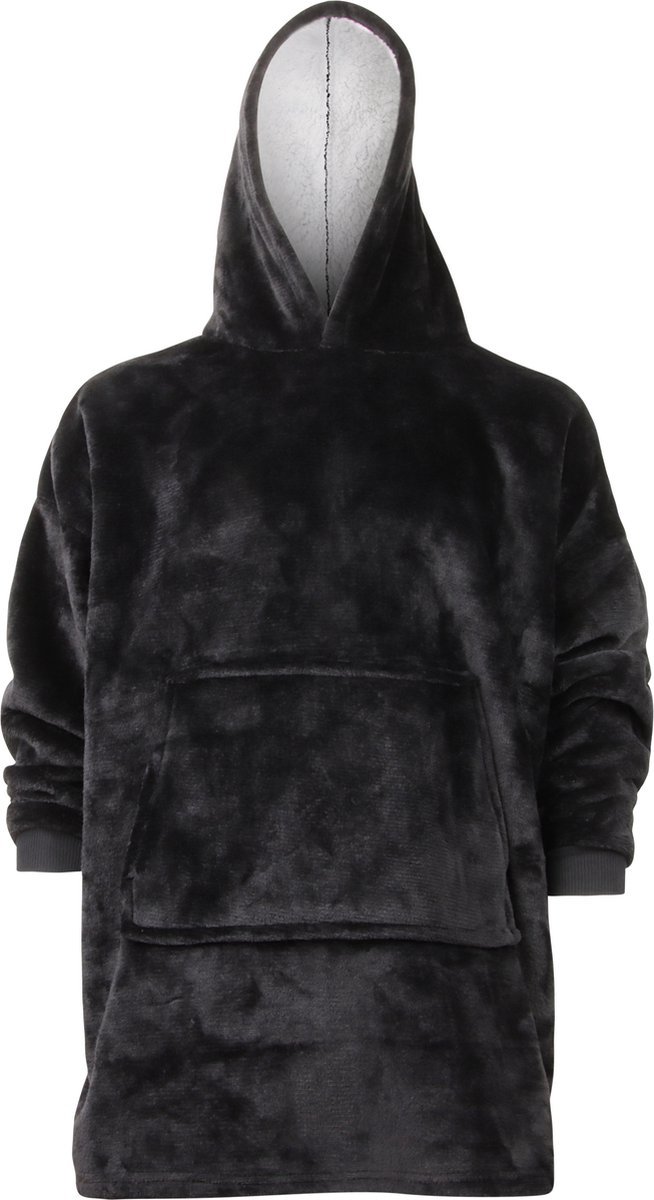 O'DADDY® Fleece Deken - Fleece Plaid - Fleece Deken met Mouwen - Super Zacht - Plaids met Mouwen - Hoodie - hoodie Heren - Hoodie Dames - Hoodie Unisex - Hoodie Zwart — cadeau in Wonen & Interieur - foto 4