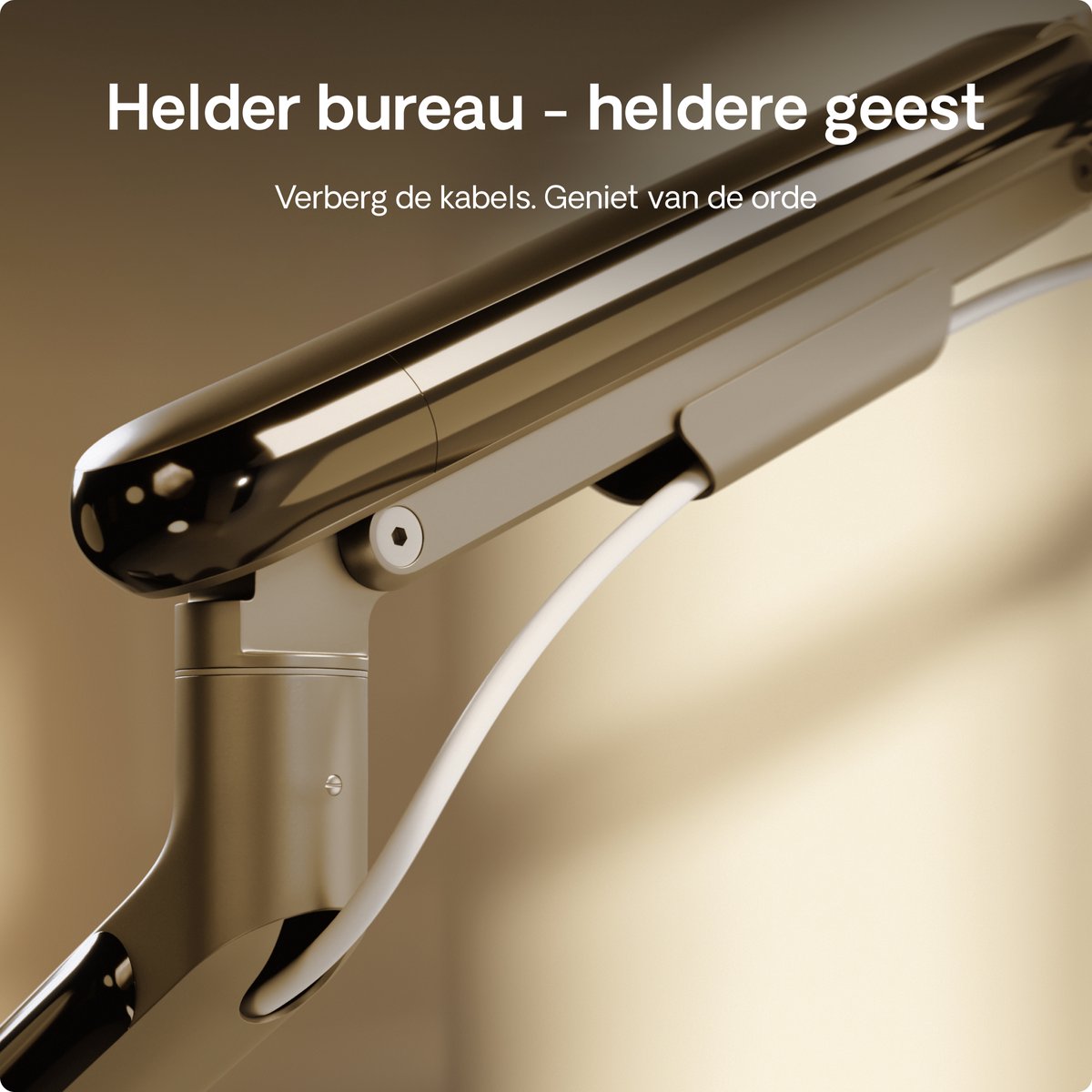 Desktronic Monitorarm Enkel Zwart - VESA 75x75mm - Monitor Beugel voor 17-32 Inch thumbnail 6