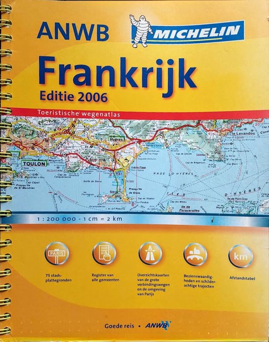 ANWB Frankrijk : toeristische wegenatlas - editie 2006 - cover