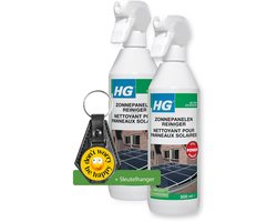 HG zonnepanelen reiniger - 2 Stuks - Inclusief sleutelhanger