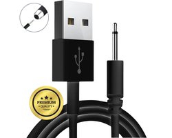 DC Kabel - USB naar DC Oplader - USB DC Oplaadkabel 2.5mm - 80cm - Zwart - Vibrator Oplader - Sex Toys - Vibrators voor Vrouwen & Mannen Kabel - Erotiek - Wand Seksspeeltjes - Dildo - Masturbator - Buttplug - Cockring - USB DC 5v - 80cm - Zwart