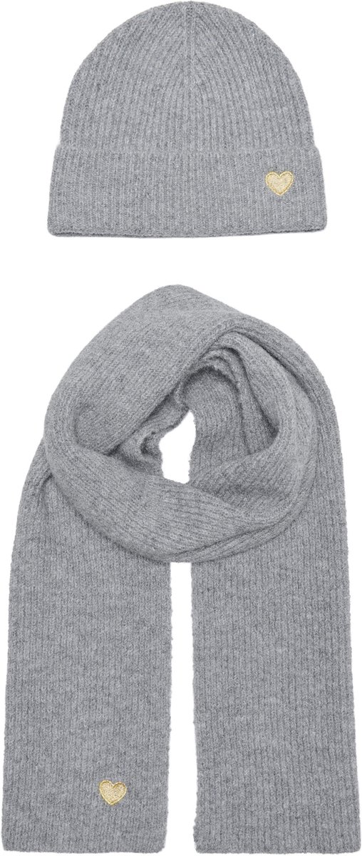 ONLY - Meisjes sjaal - Maat 1 Maat - Meisjes - GRIJS - polyester