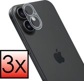 Camera Lens Protector - 3 Stuks - Geschikt voor Apple iPhone 17 - Camera Screenprotector - Beschermglas - Gehard Glas - Tempered Glass - Screen Protector