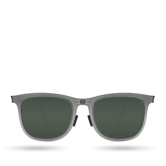 ROAV LENNOX - Opvouwbare zonnebril - Polariserend UV400 - Matte Black - Blue Mirror glazen van ROAV — afbeelding 2