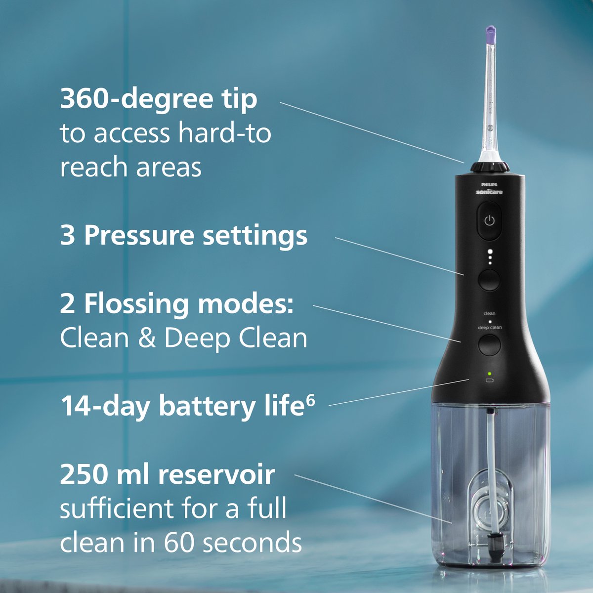 Philips Sonicare series 3000 Cordless Powerflosser thumbnail 4