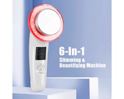 Afslankmassageapparaat EMS-apparaat Ultrasone cavitatie vetverbrander 3-in-1 therapie - Wit