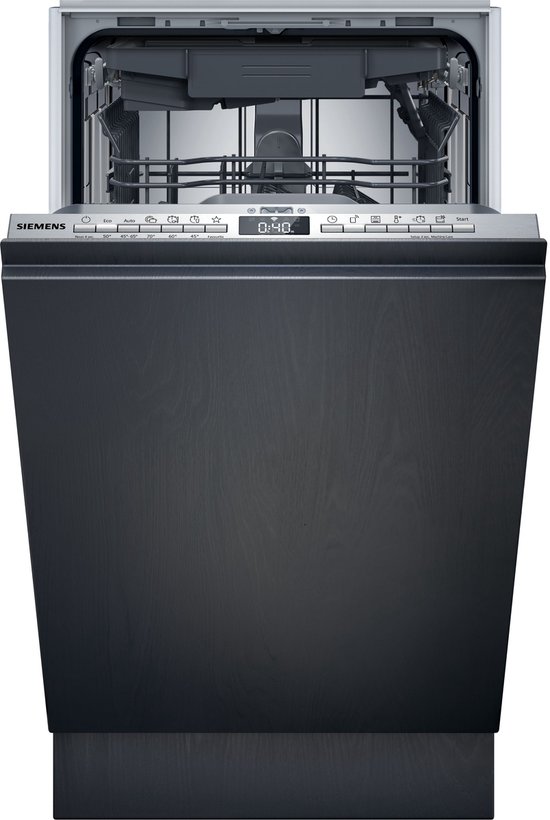 Siemens SR73EX25ME - iQ300 - Vaatwasser - Inbouwvaatwasser - Volledig integreerbaar - 45 cm - Energielabel B - Geschikt voor IKEA keuken - varioSpeed Plus je vaat tot wel drie keer zo snel schoon - Home Connect