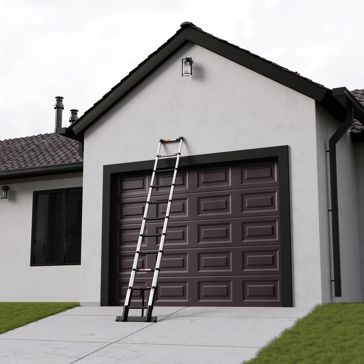 RMBO Telescopische Ladder - Telescoopladder - 3.20m lang, Compact en Draagbaar met Soft Closing Systeem, Geschikt voor Particulier en Professioneel Gebruik, Telescopische Vouwladder, Max. Belasting 150 kg, EN 131.6 – foto 8