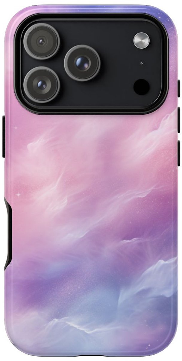 Pastelkleurige Hemelnevel – Telefoonhoesje Geschikt voor iPhone 17 Pro