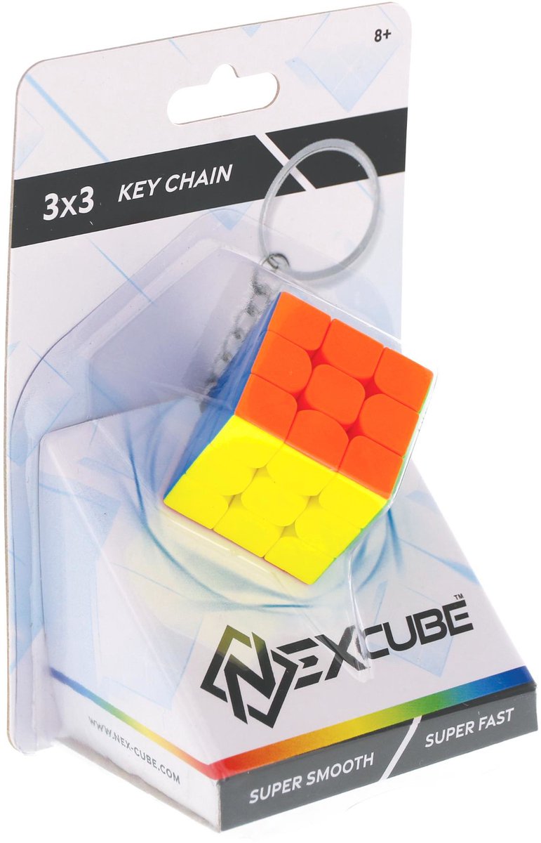 Goliath NexCube 3x3 Key Chain - Speed Cube - Mini puzzelkubus aan sleutelhanger