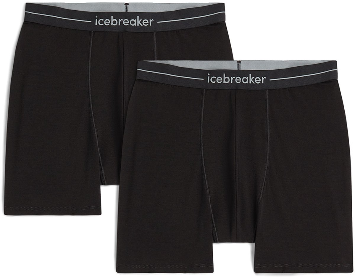 Icebreaker Merino 150 Anatomica Boxers 2 Eenheden Zwart M Man