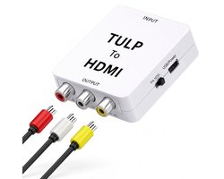 Twenty4seven® Tulp Naar HDMI Converter - AV & Composiet RCA to HDMI Audio - Video Kabel Adapter - Compatibel met Camera / Xbox 360 / Playstation 2 & 3 / WII / N64 / Gamecube / Snes & PSP