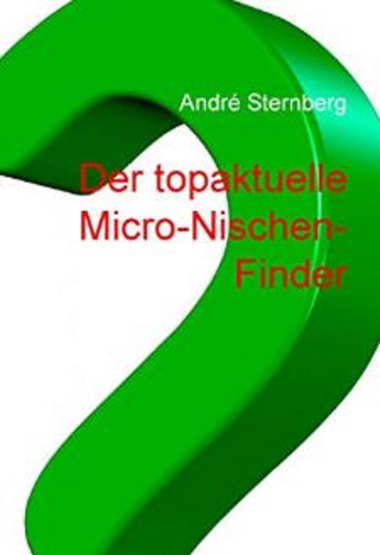 Der topaktuelle Micro-Nischen-Finder - cover