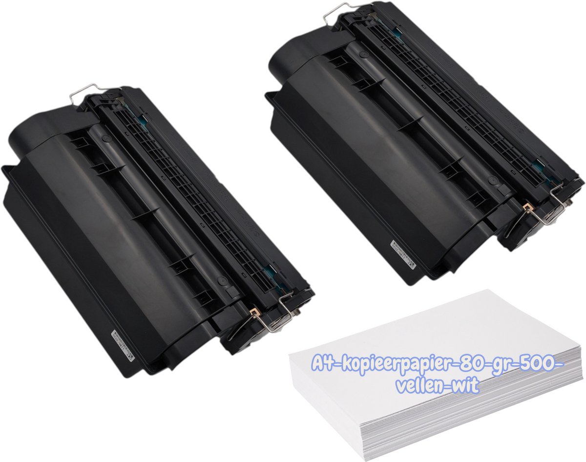 KATRIZ® huismerk toner 2x Q5942X(HP42X) Zwart - 2x 20 000 afdrukken| Geschikt voor HP LaserJet 4250/4250 DTN/4250 DTNSI/4250 DTNSL/ 4250 N/4250 series/4250 TN/4350/4350 DTN/4350 DTNSI/4350 DTNSL /4350 N/4350 series/4350 TN