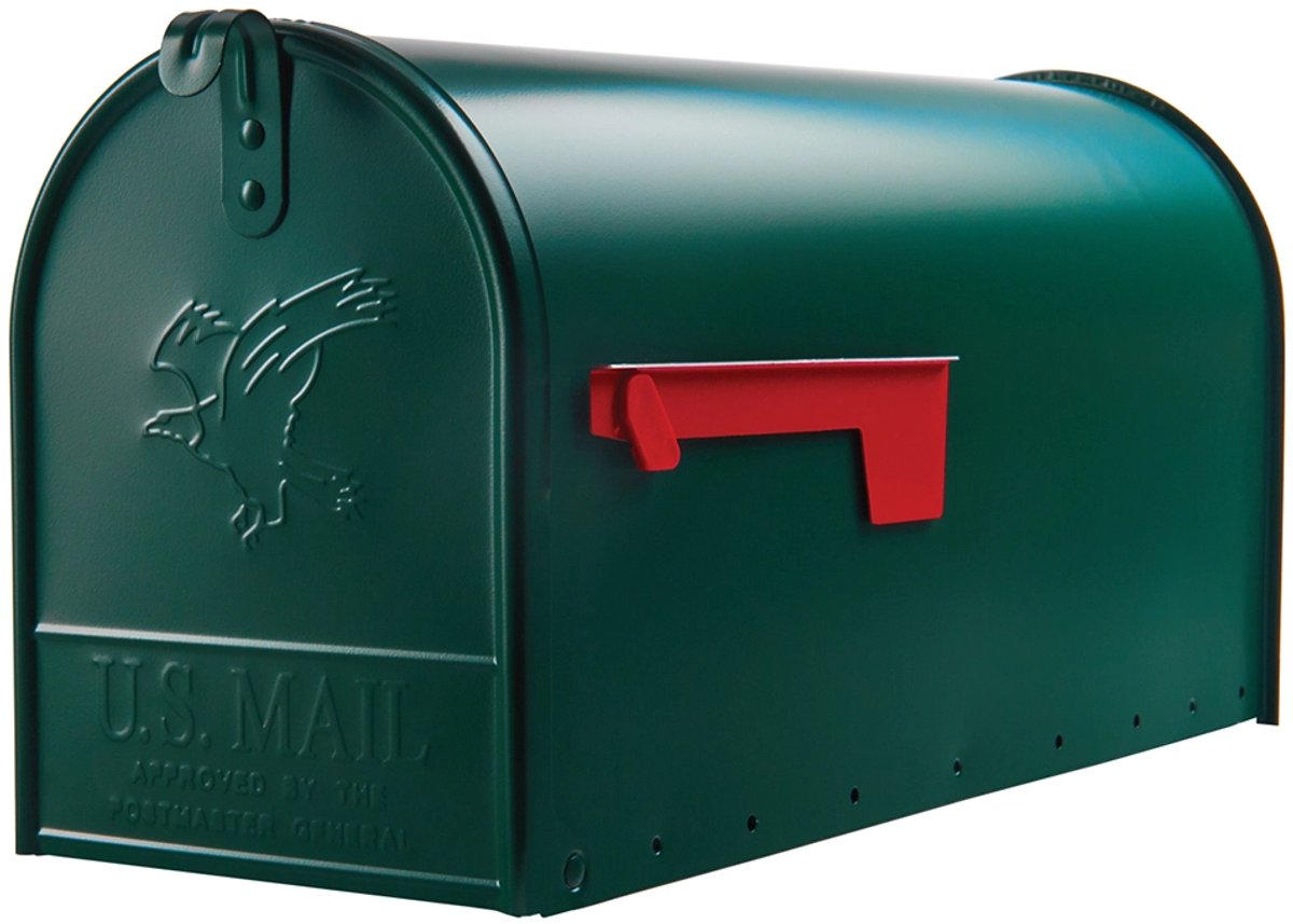 Amerikaanse brievenbus / US mailbox Elite Groen / Maat Large