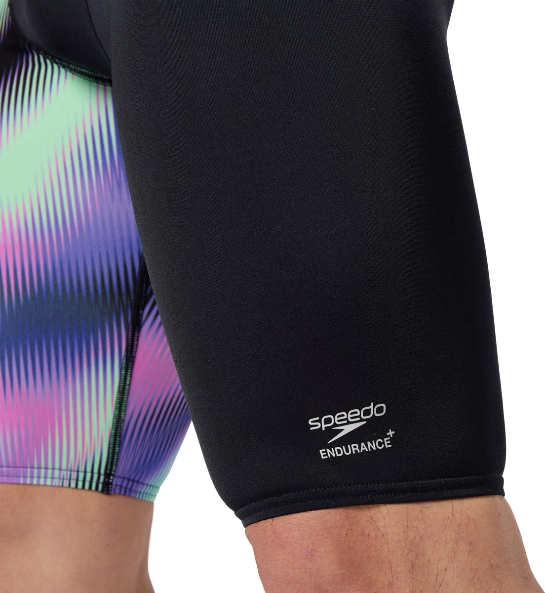 Speedo Jammer Eco Endurance+ One Leg Print Zwart/Paars