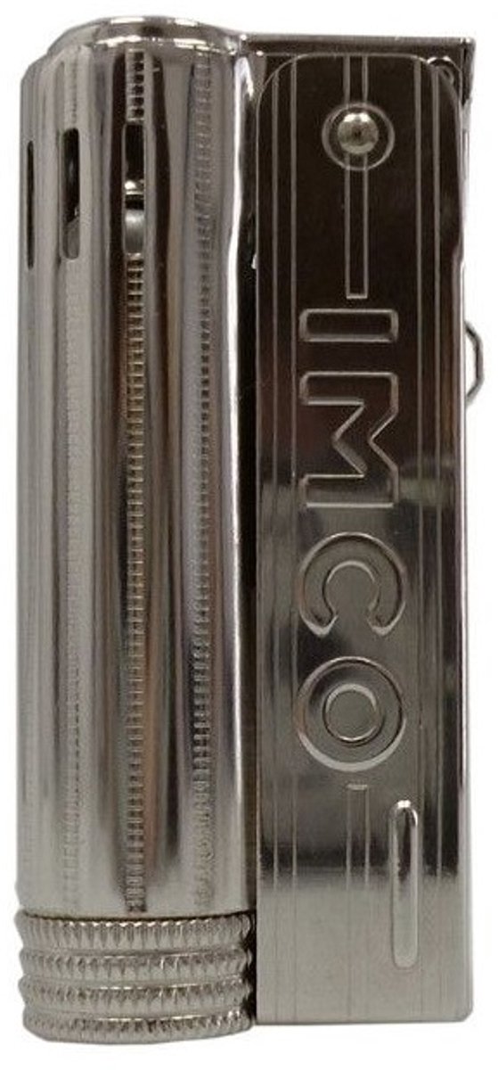 IMCO Junior Benzine aansteker Zilver met IMCO logo