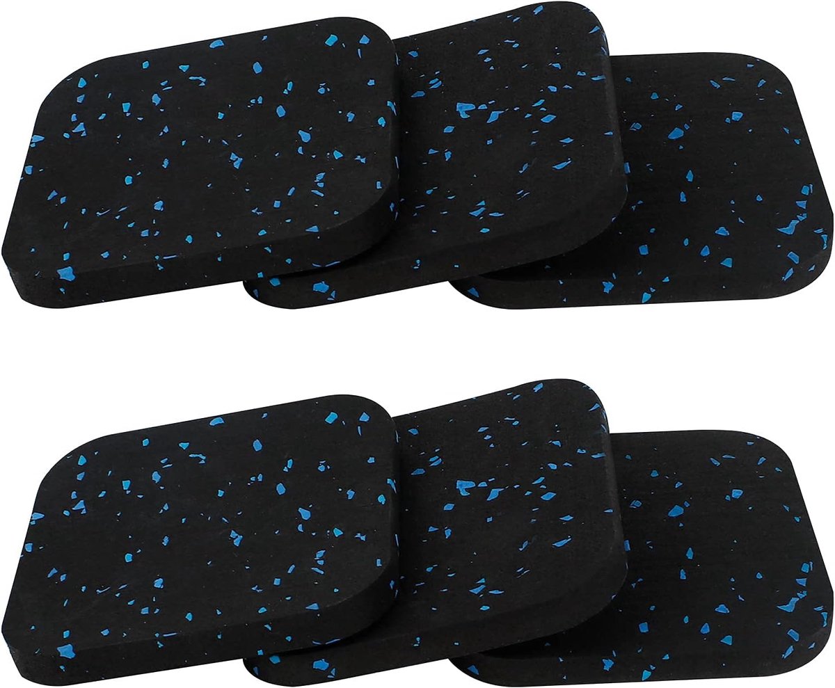 Lexium Anti Trillingsmat Wasmachine - en Wasdroger - Geluidsdempende Antislip Mat - Rubber Mat Trillingsdempers - Trillingsdempers wasmachine – Extra dik - Voetjes wasmachine & droger - Wasmachine demper – Anti trillings - vibratie - dempers pads – A