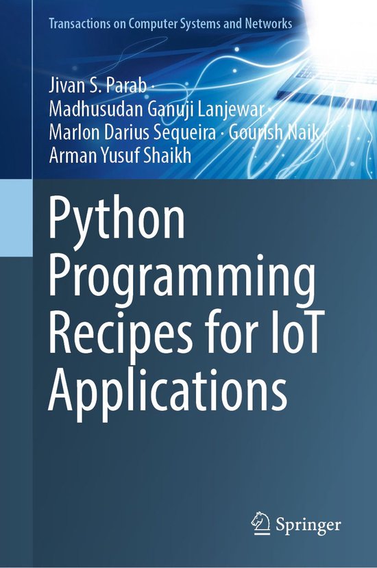Computer Science (R0) - Python Programming Recipes for IoT A ... - cover