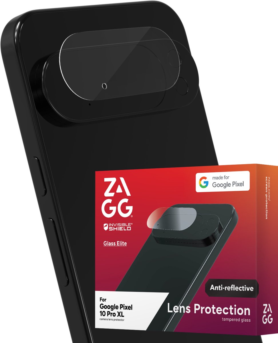 ZAGG InvisibleShield Glass Elite AR Camera Protector Geschikt voor Google Pixel 10 Pro XL