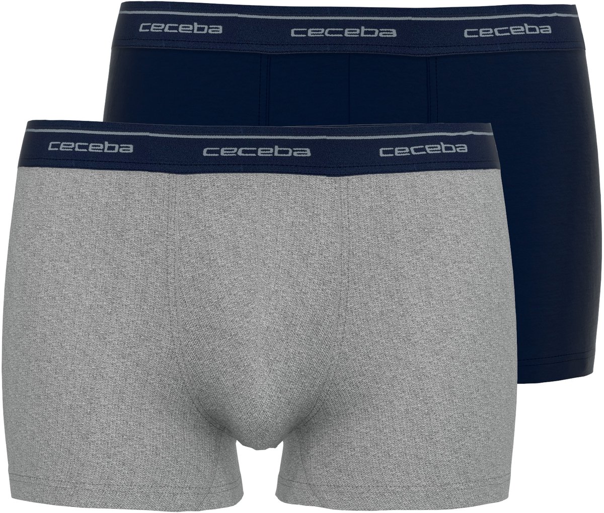 CECEBA Monza 2-pack Heren Boxer - Blauw/Grijs