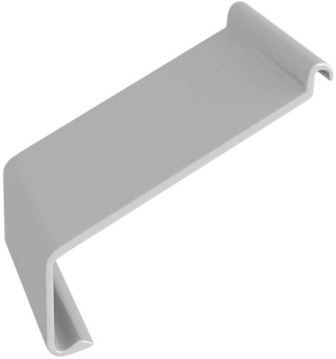 Renoplast® Verbinder Voor Dakrandprofiel K100 Grijs - Afwerking Van Terrassen En Balkons - Gietvloeren - Waterafvoersystemen Hoekprofiel - Corrosiebeschermende Terrasprofielen