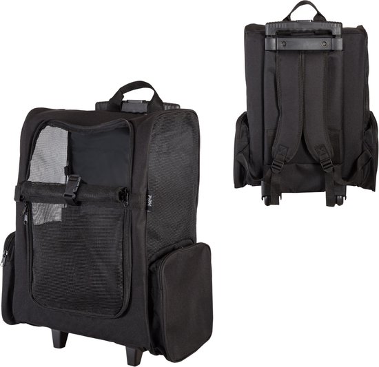 Sac à dos pour chien sac de transport Animaux HiPet à roulettes