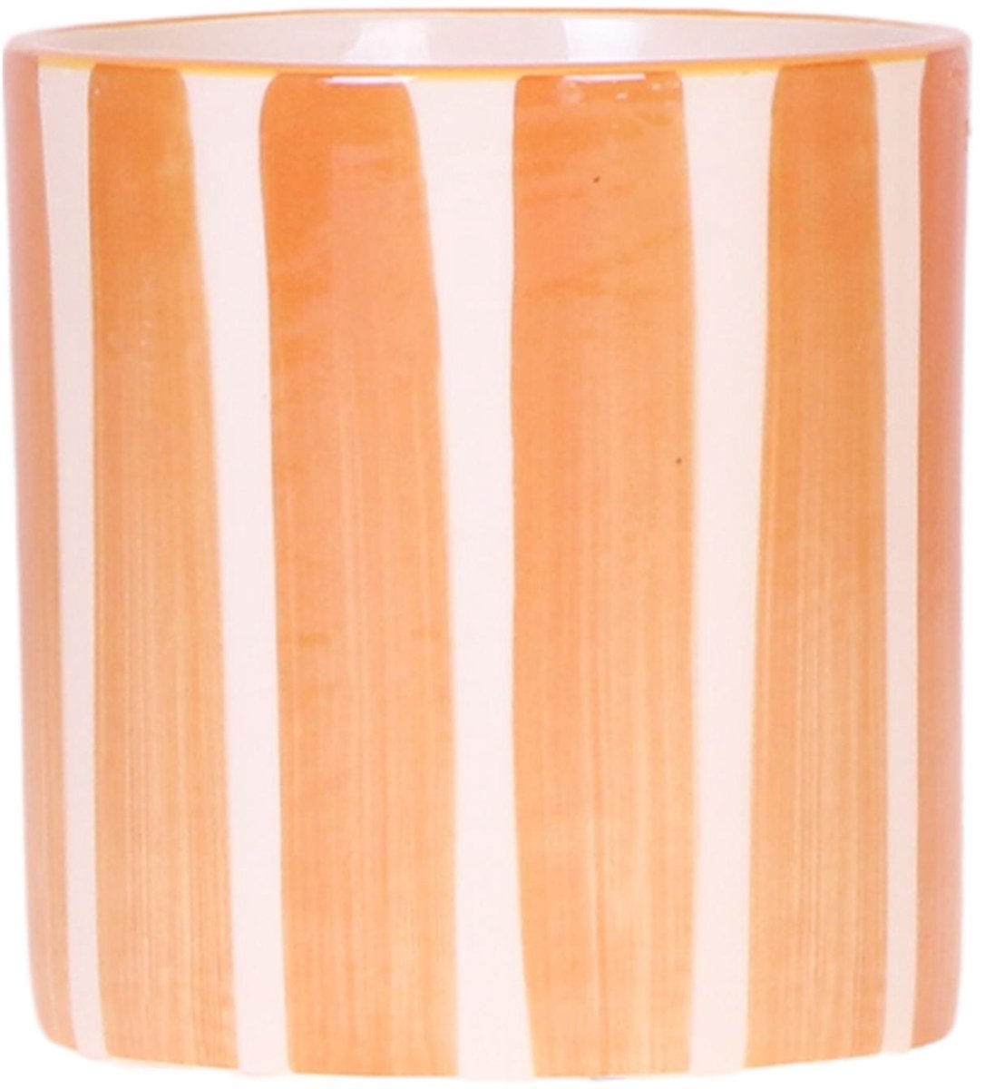 Kolibri Home | Painted stripe - Orange - Ø9cm