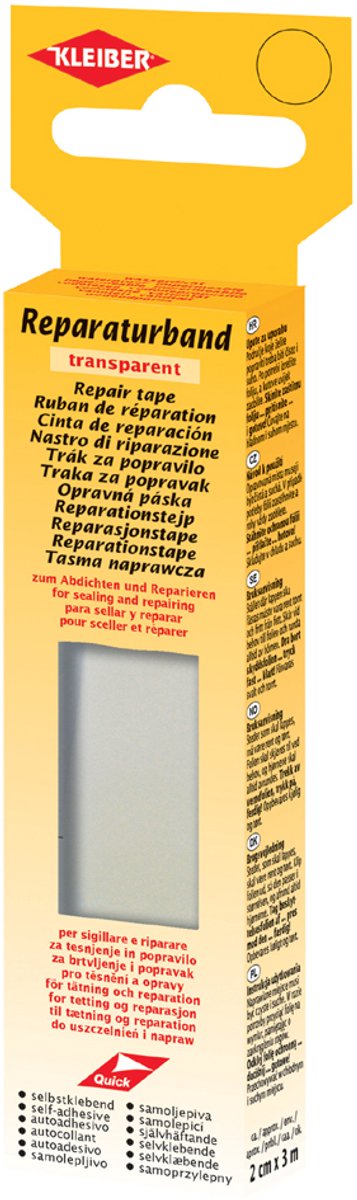 Kleiber - reperatieband - transparant.