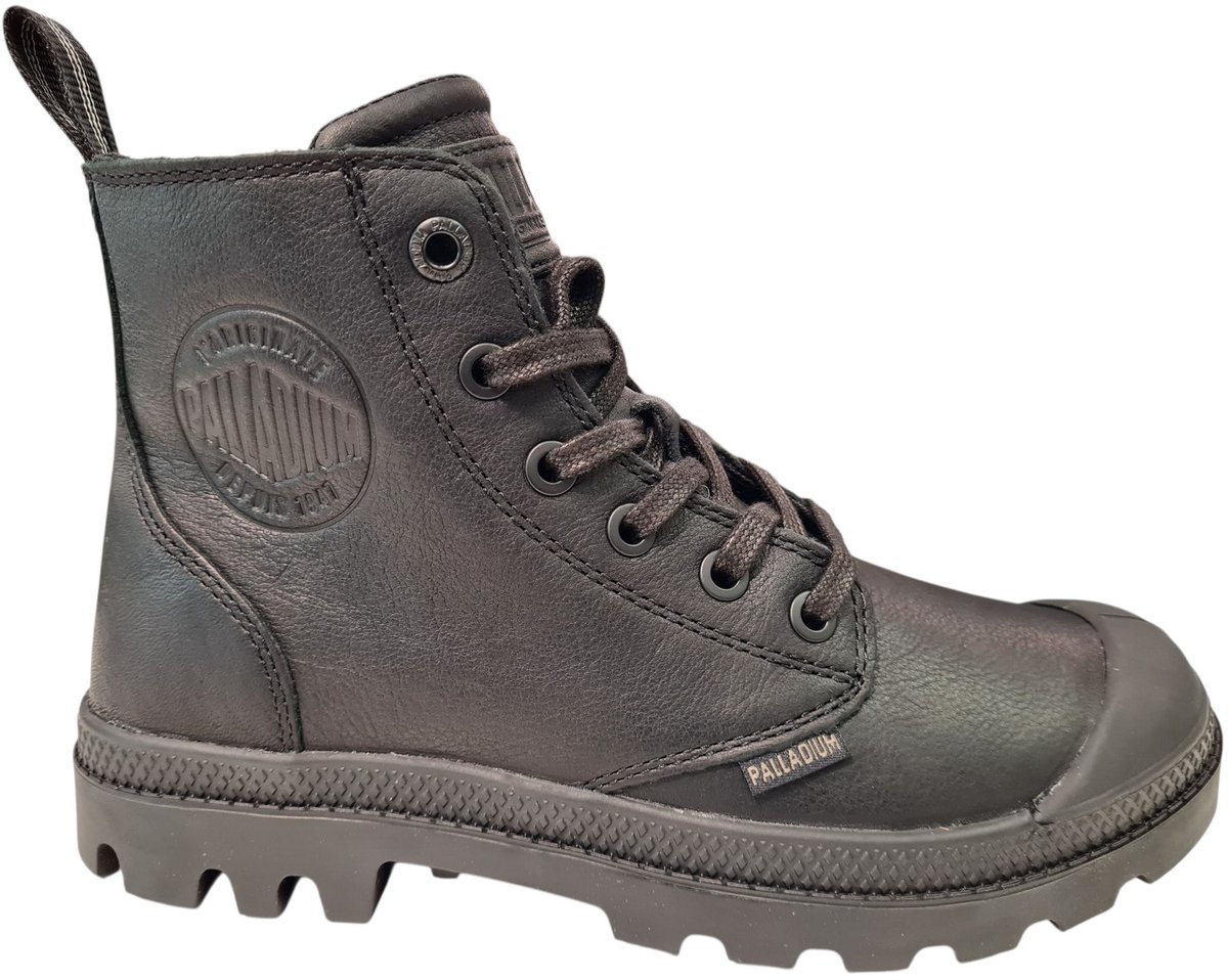 Palladium 76888-008-M Pampa Zip Leather Ess Dameslaarzen Zwart