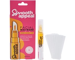 Smooth Appeal Facial Waxpen – Gezichtswax voor wenkbrauwen, bovenlip en kin | Precisie waxpen met calendula-extract | 100% vegan & cruelty-free