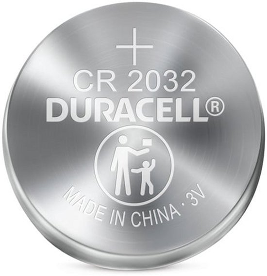 Duracell 2032 Lithium-knoopcelbatterijen - 3V, CR2032 - 4 stuks
